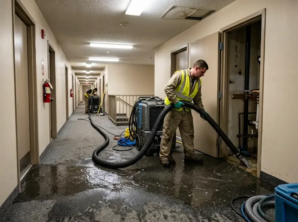 multi-unit-apartment-hallway-f-005 — frequently asked questions, Emergency Burst Pipe Water Extraction & Removal in De Pere,…